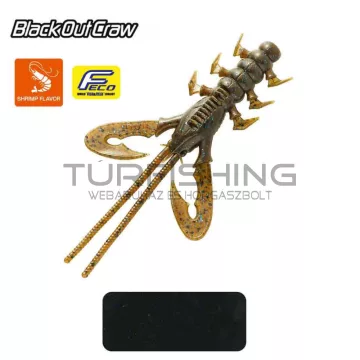 Tiemco TIEMCO BLACK OUT CRAW 4" 10cm Color 000