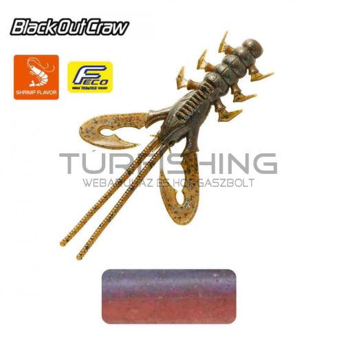 Tiemco TIEMCO BLACK OUT CRAW 4" 10cm Color 002