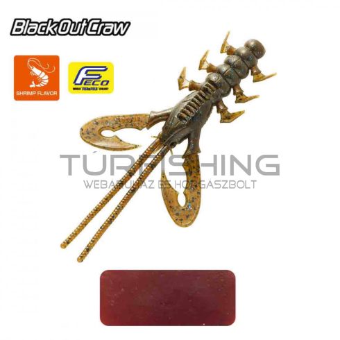 Tiemco TIEMCO BLACK OUT CRAW 4" 10cm Color 004