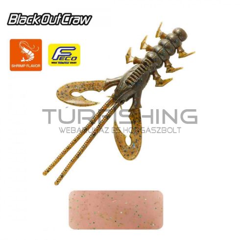 Tiemco TIEMCO BLACK OUT CRAW 4" 10cm Color 155