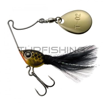   Tiemco SPINNERBAIT TIEMCO NECROMANCER 6.5gr 45mm 02 Holo Gold Black