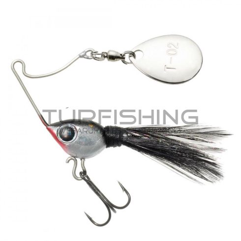 Tiemco SPINNERBAIT TIEMCO NECROMANCER 6.5gr 45mm 03 Holo Silver Black