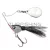 Tiemco SPINNERBAIT TIEMCO NECROMANCER 6.5gr 45mm 03 Holo Silver Black