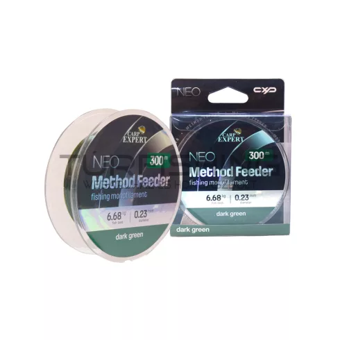 CARP EXPERT NEO METHOD FEEDER 0,18MM 300MDOUBLE DARK GREEN 4,39KG