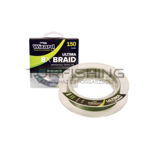 WIZARD ULTIMA 8X 0.14MM MOSS GREEN BRAID 150M 10,23KG