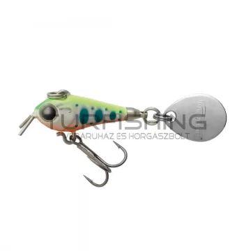  Tiemco SPINNERTAIL TIEMCO RIOT BLADE S 20mm 5gr 102 Holo Chartreuse Back Yamame