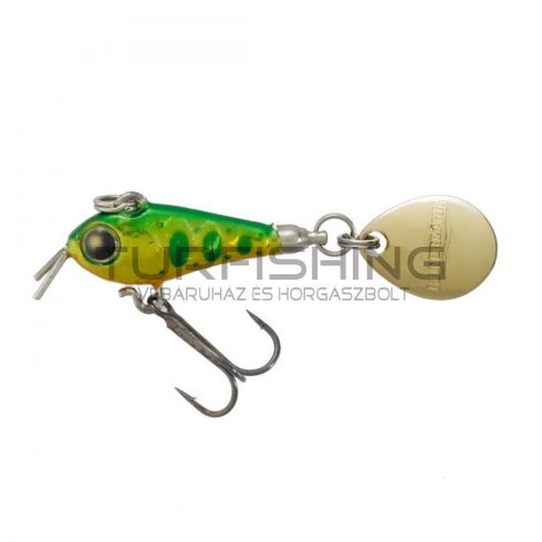 Tiemco SPINNERTAIL TIEMCO RIOT BLADE S 20mm 5gr 103 Holo Green Gold Yamame