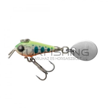   Tiemco SPINNERTAIL TIEMCO RIOT BLADE S 25mm 9gr 102 Holo Chartreuse Back Yamame
