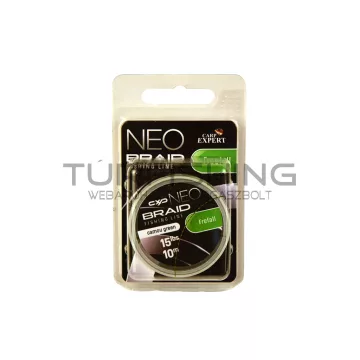   CARP EXPERT NEO FREEFALL KIKÖNNYÍTETT FONOTT ELŐKEZSINÓR 15LBS CAMOU GREEN 10M