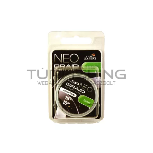CARP EXPERT NEO FREEFALL KIKÖNNYÍTETT FONOTT ELŐKEZSINÓR 15LBS CAMOU GREEN 10M