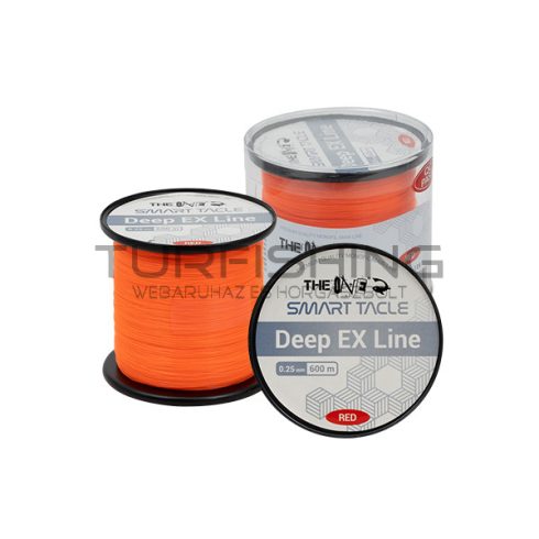 THE ONE DEEP EX LINE SOFT ZSINÓR 600M 0.22MM RED