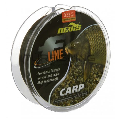 NEVIS F-Line Carp 150m/0.28mm  Akció -30%