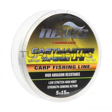 NEVIS Castmaster Tapered Line 5x15m  0.20-0.57mm
