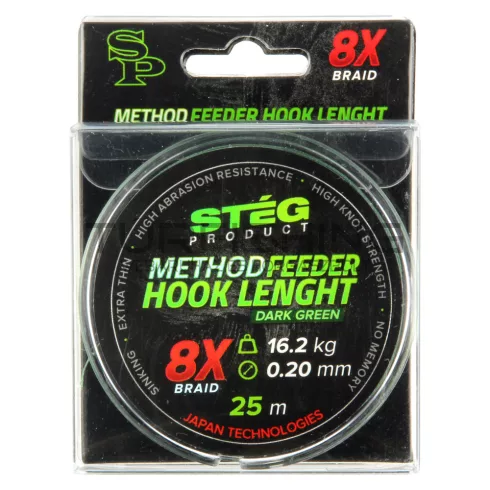 Stég Method Feeder előke zsinór 0.20mm 25m