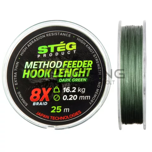 Stég Method Feeder előke zsinór 0.20mm 25m