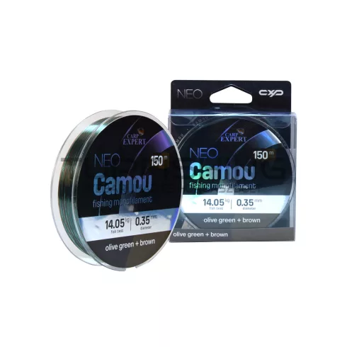 CARP EXPERT NEO CAMOU  0,20MM 150MOLIVE GEEN + BROWN 6,226KG