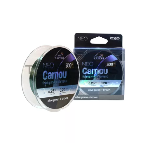 CARP EXPERT NEO CAMOU  0,20MM 150MOLIVE GEEN + BROWN 6,226KG