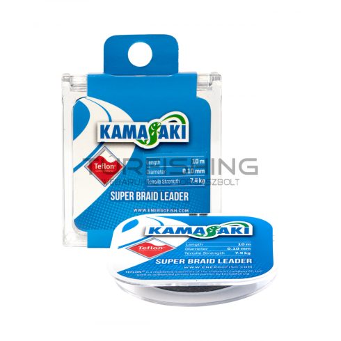 KAMASAKI SUPER BRAID LEADER 10M 0.10MM 7,4KG