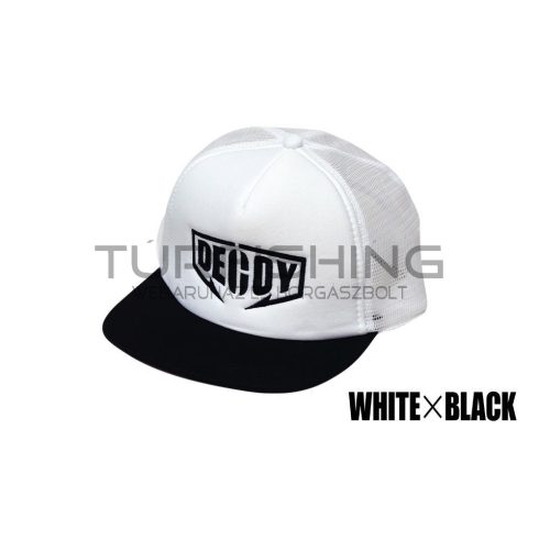 Decoy SAPKA DECOY DA-17 FLAT MESH CAP White Black