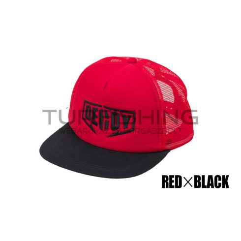 Decoy SAPKA DECOY DA-17 FLAT MESH CAP Red Black