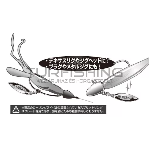 Decoy SPINNER BLADE FORGÓVAL DECOY BL-6S WILLOW LEAF SILVER 3