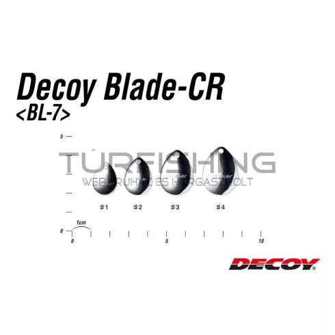 Decoy SPINNER BLADE DECOY BL-7S CR COLORADO SILVER 1