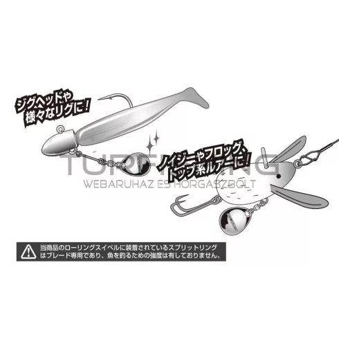 Decoy SPINNER BLADE FORGÓVAL DECOY BL-8S COLORADO SILVER 2