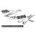 Decoy SPINNER BLADE FORGÓVAL DECOY BL-8S COLORADO SILVER 4
