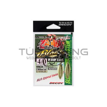   Decoy OFFSET HOROG SÚLYOZOTT DECOY WORM 230G MAKISAGU BLADE GOLD #2/0 2.5gr