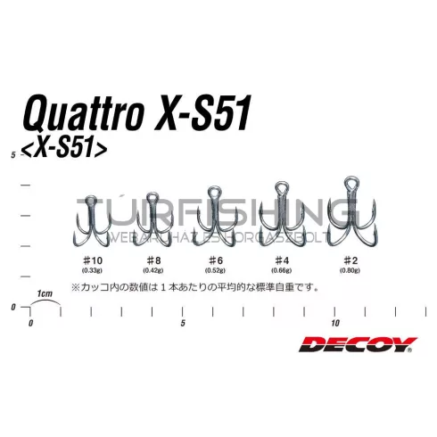 Decoy NÉGYÁGU HOROG DECOY QUATTRO X-S51 #10