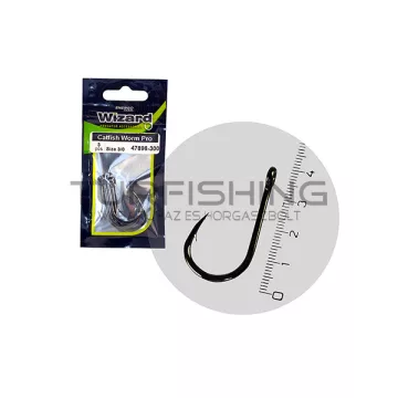 WIZARD CATFISH WORM PRO BRAZED 2/0 3DB/CSOMAG