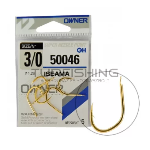 OWNER 50046 ISEAMA GOLD #2/0