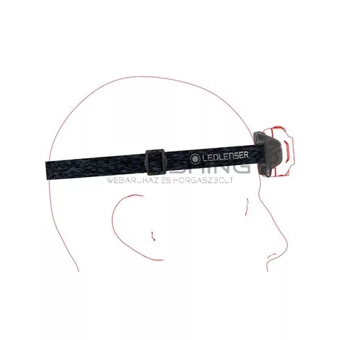 LEDLENSER HF6R Core 800lm/160m, Li-ion, tölthető fejlámpa, fekete