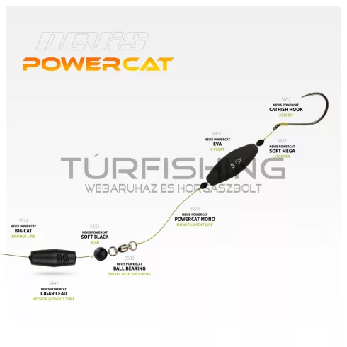 NEVIS Harcsázó Horog 9315 6/0 6db/cs