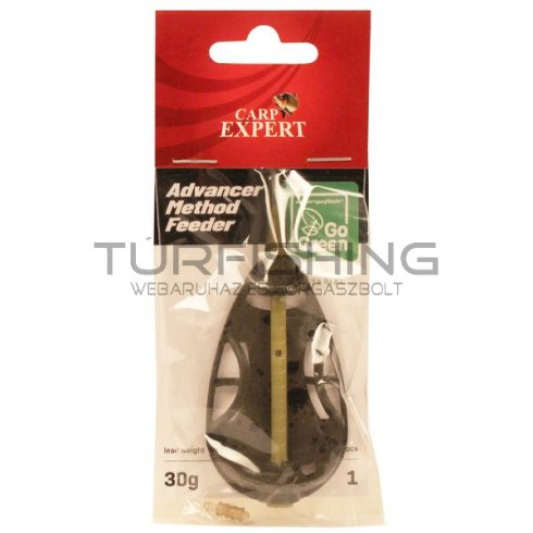 CARP EXPERT ADVANCER METHOD FEEDER 40G GO GREEN CINK ÖTVÖZET