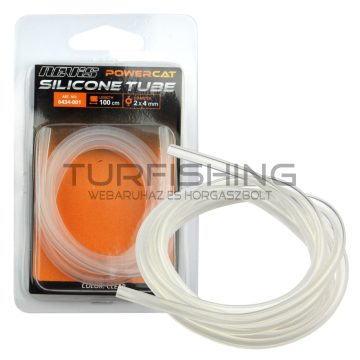 NEVIS Szilikoncső átlátszó 2db/cs. 100cm 4mm