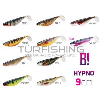 BOMB! Gumihal HYPNO / 3db 9cm/3D PERCH