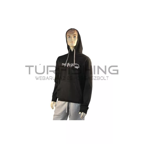 THE ONE HOODED SWEATSHIRT BLACK/FINE GREY L