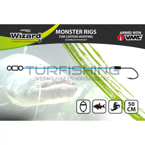 WIZARD MONSTER CLASSIC MONO RIG 11/0 ROUND