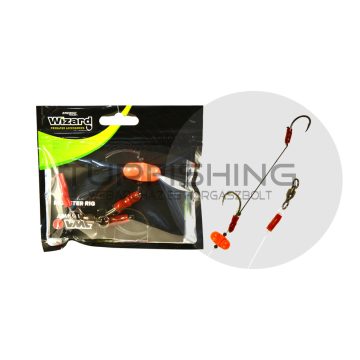   WIZARD MONSTER SURFACE LIVEBAIT DOUBLE MONOBRAID RIG 9/0+11/0 ROUND