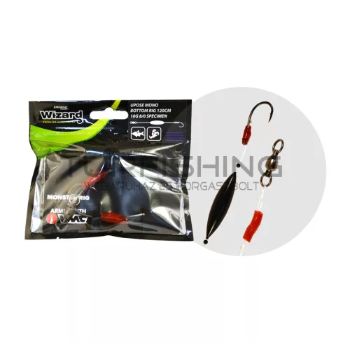 WIZARD MONSTER UPOSE MONO BOTTOM RIG 20G 9/0 ROUND