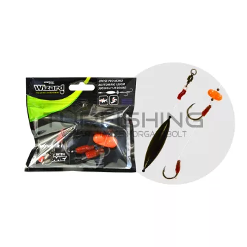 WIZARD MONSTER UPOSE PRO MONO BOTTOM RIG 30G 9/0+11/0 ROUND