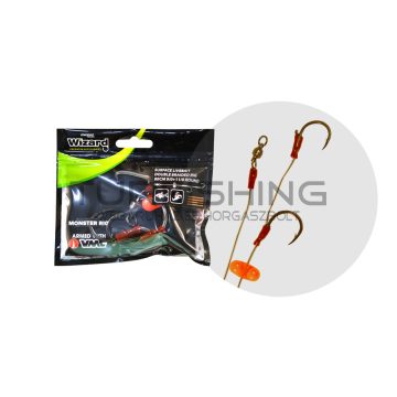   WIZARD MONSTER SURFACE LIVEBAIT DOUBLE BRAIDED RIG 9/0+11/0 ROUND