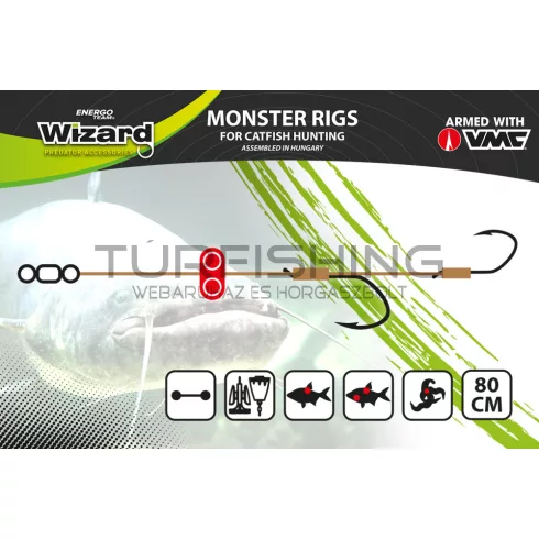 WIZARD MONSTER - THE CLASSIC KOÓS CATFISH RIG 7/0+9/0 ROUND