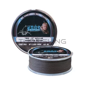 KOÓS CATFISH RIG-IT KEVLÁR ELŐKEZSINÓR 10M 1,00M/1