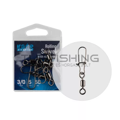 KOOS ROLLING FORGÓ WITH NICE SNAP 6/0 3PCS/BAG