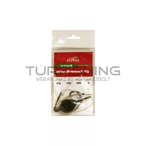 CARP EXPERT LEADFREE GO GREEN  INLINE BLOW -BACK RIG 80G