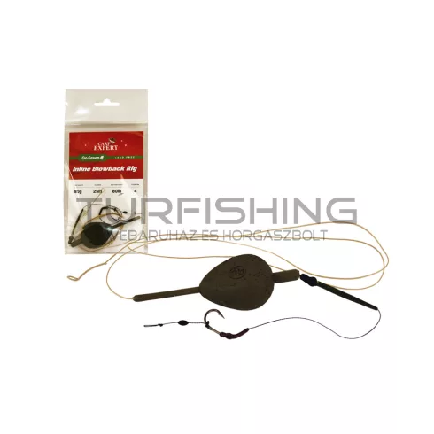 CARP EXPERT LEADFREE GO GREEN  INLINE BLOW -BACK RIG 80G