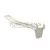 DISPLAY HOOK - SLATWALL DOUBLE PRONG BLACK PLASTIC -140MM
