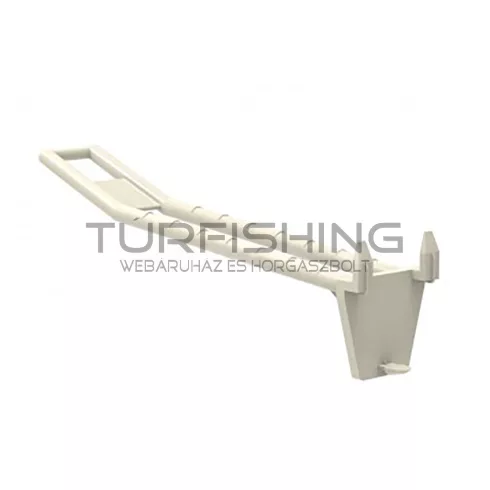 DISPLAY HOOK - SLATWALL DOUBLE PRONG BLACK PLASTIC -190MM
